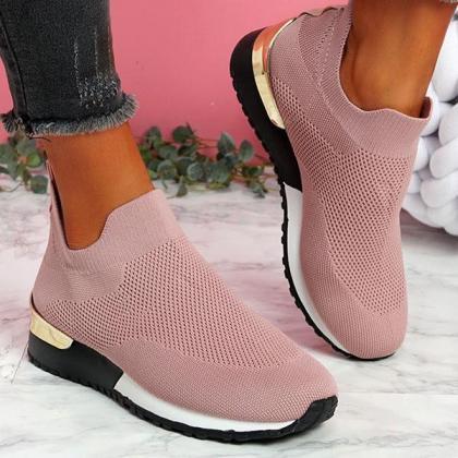 Veooy Daily Slip-on Knit Sneakers