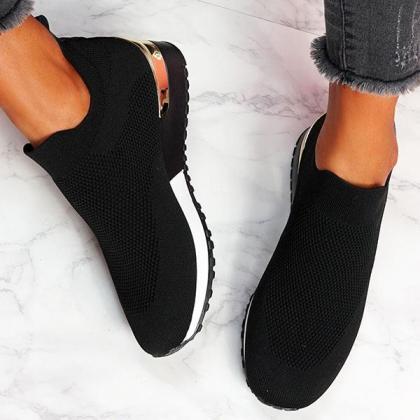 Veooy Daily Slip-on Knit Sneakers