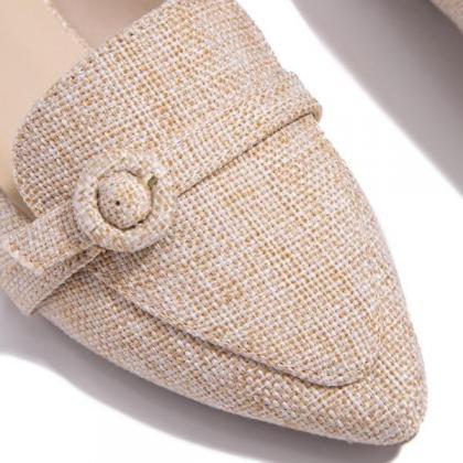 Veooy Women Casual Slip-on Flat Loafers