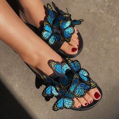 Veooy Fashion Butterfly Comfy Platform Sandals