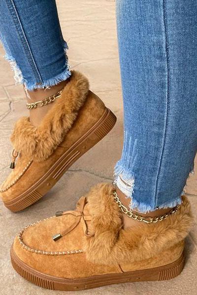 Veooy Casual Fashion Flat Boots